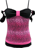Leopard bow tank top