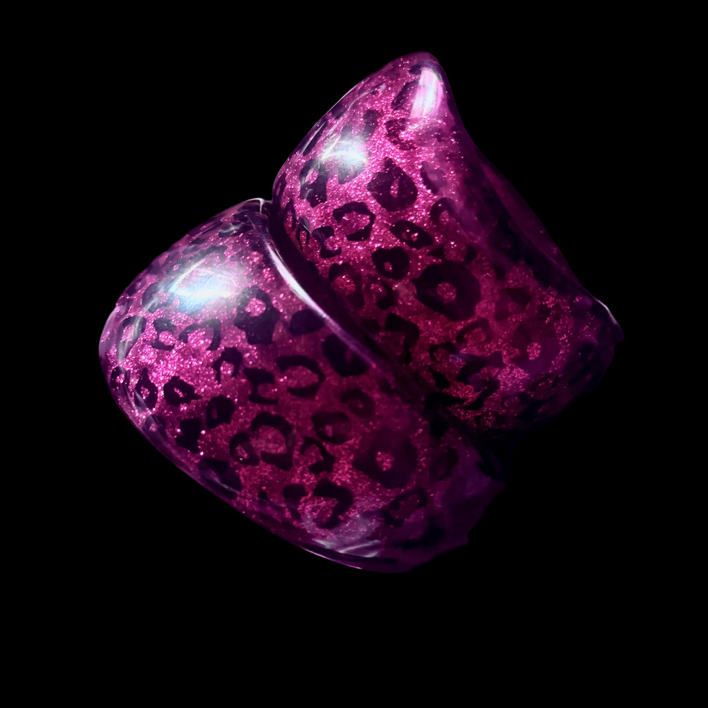 Leopard Glitter Bangle