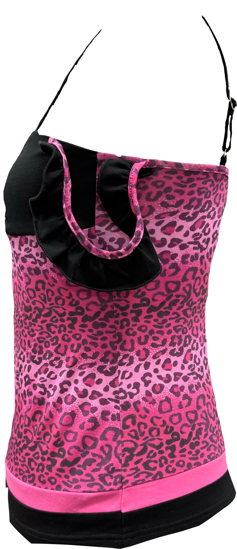 Leopard bow tank top