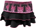 Leopard Kitty Foldover Miniskirt