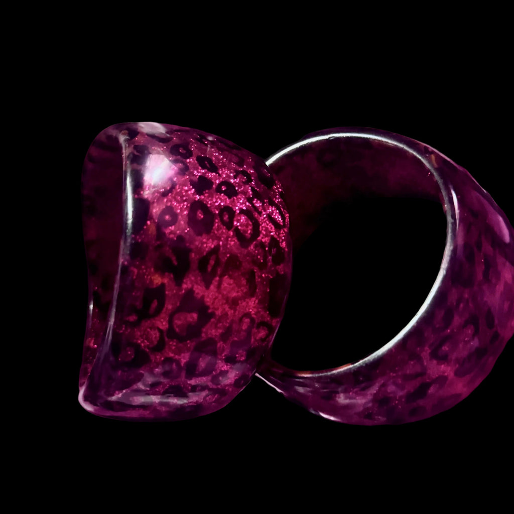 Leopard Glitter Bangle