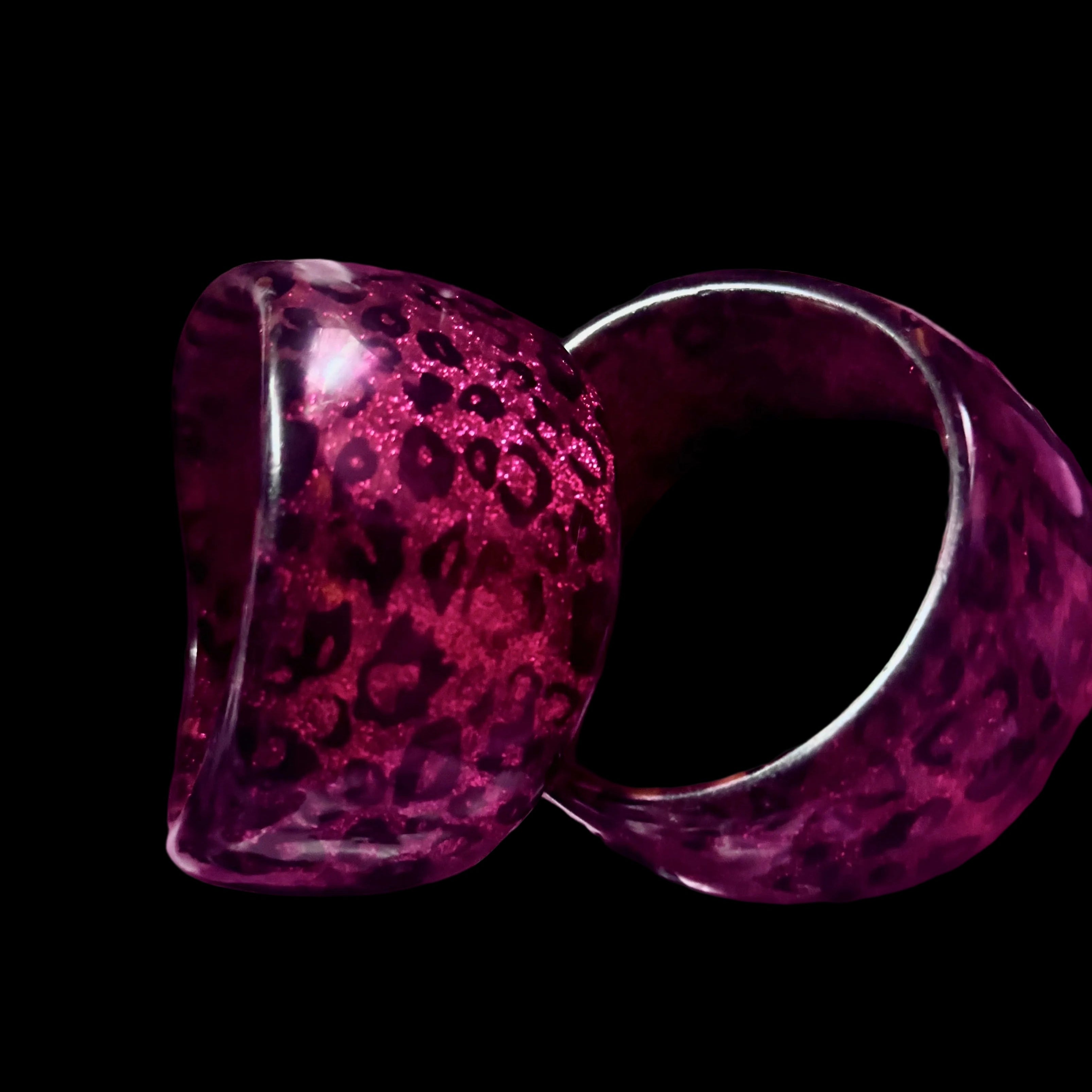 Leopard Glitter Bangle
