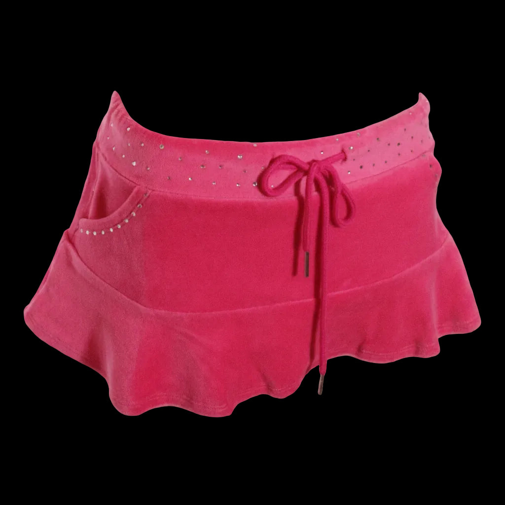 Princess Velour Miniskirt