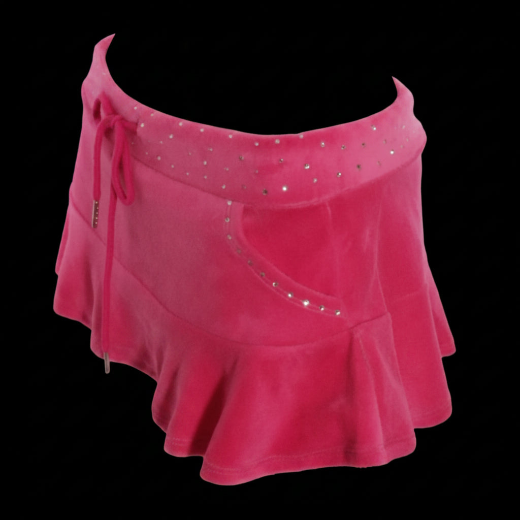 Princess Velour Miniskirt