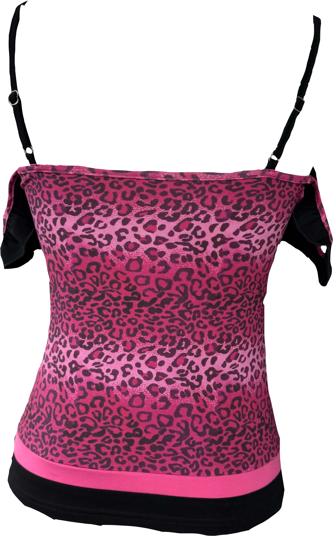 Leopard bow tank top