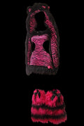 Zebra Kitty Fur Set