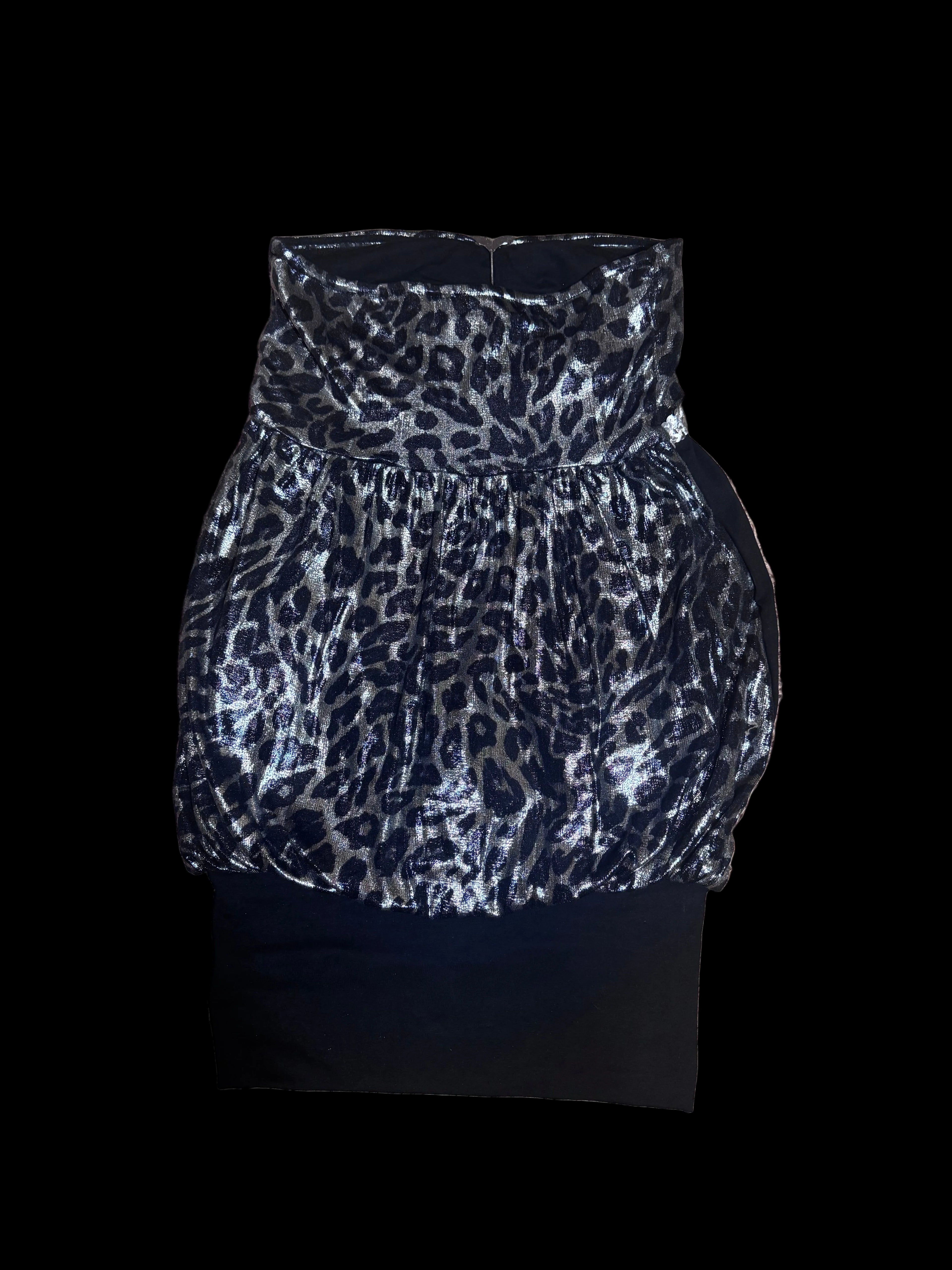 Silver Kitty Party Dress