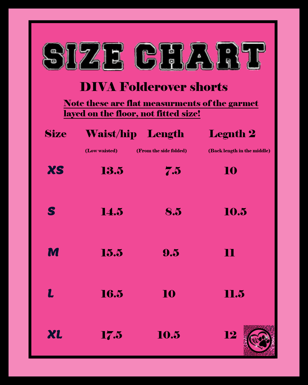 DIVA Foldover Shorts