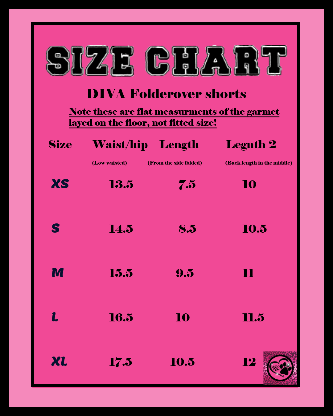 DIVA Foldover Shorts