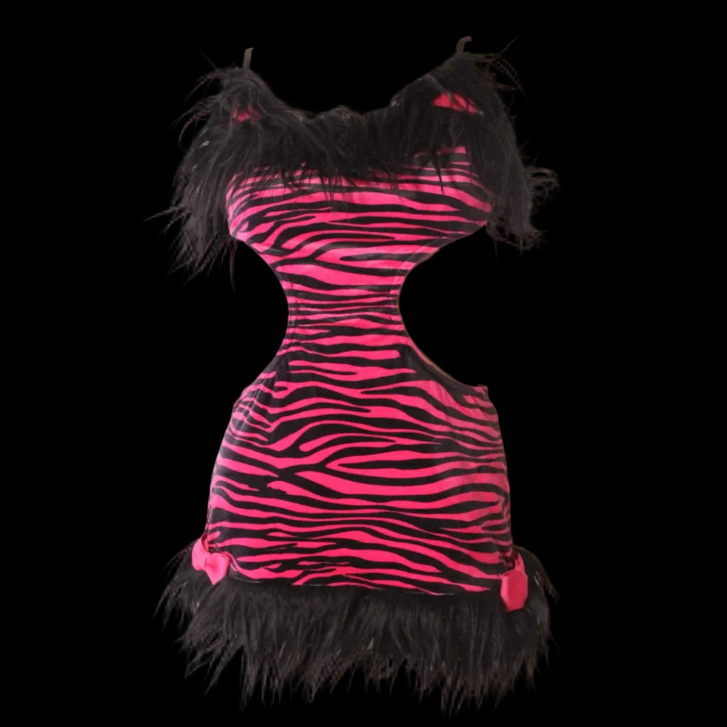 Zebra Kitty Rave Dress