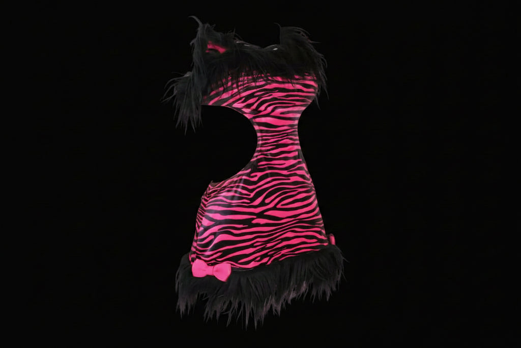 Zebra Kitty Rave Dress