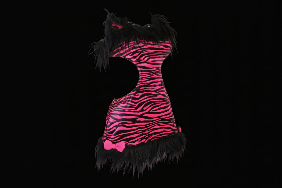 Zebra Kitty Rave Dress