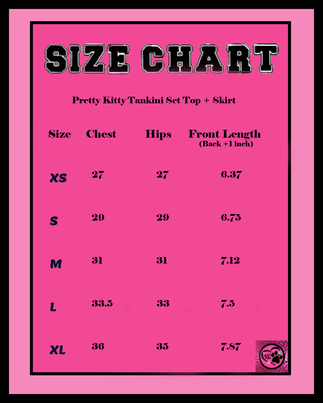 Pretty Kitty Tankini Set